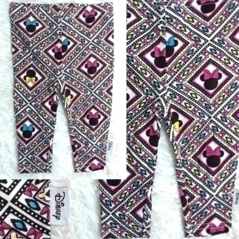 Disney Mini Mouse Silhouette Leggings-Size 0-3 Mos